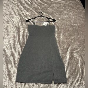 Gray Sleeveless Dress